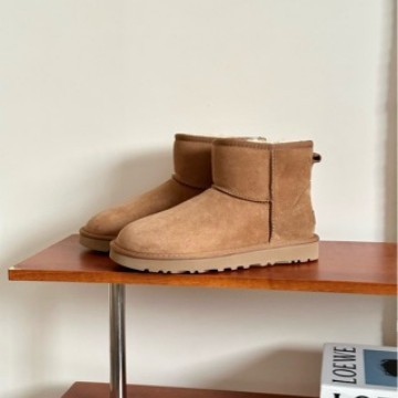 Sangpo botas de nieve de cabra de mujer un nuevo clásico de tubo largo con terciopelo grueso y calentamiento con zapatos de algodón