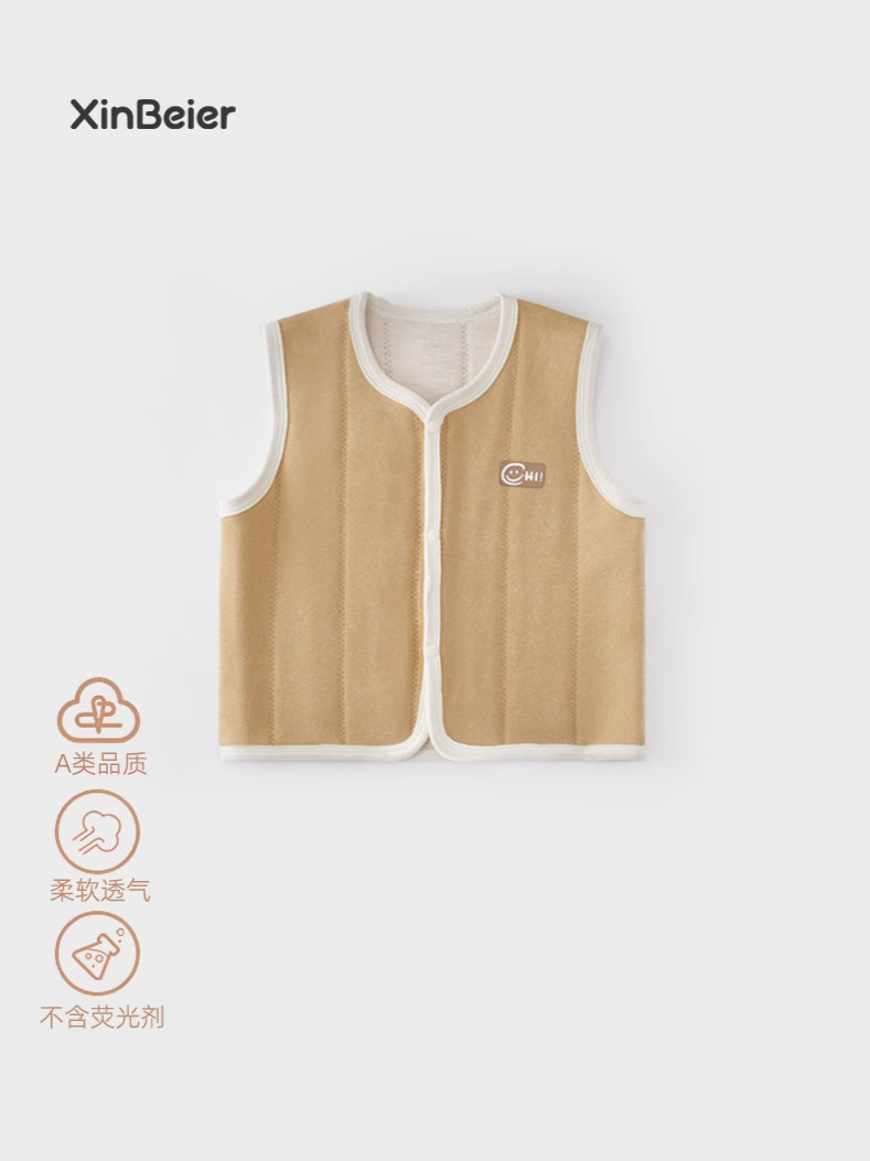 Chaleco para bebés recién nacidos, hombros para bebés de otoño y invierno, chaleco para niños sin mangas, abrazadera de pony