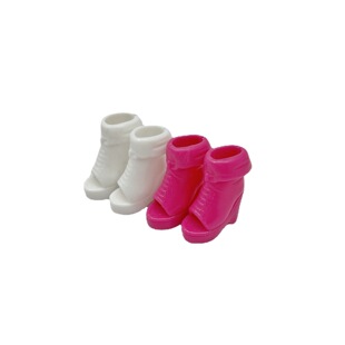 100g1 bag 11-inch 30cm thick-soled high board shoes peep toe shoes new booties girls' toy accessories