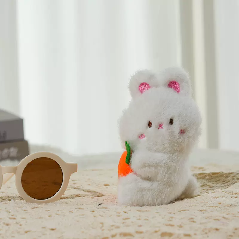 小猴子包包挂饰钥匙扣娃娃玩偶网红可爱萌小兔子挂件毛绒玩具公仔