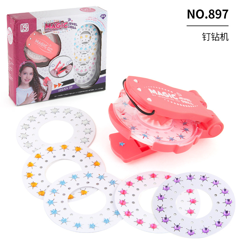 Herramienta para Trenzar el Cabello, Popular en TikTok, para Niñas, Trenzadora Automática de Cabello, Juego de Accesorios para el Cabello, Juguete de Maquillaje DIY