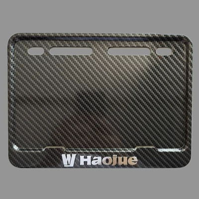 Other Automotive Exterior Supplies – Pedal motorcycle license plate frame machine - haojue-three-dimensional-label-carbon-fiber-color