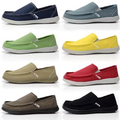 Spring and Summer CROSS casual men's canvas shoes Santa Cruz classic old Beijing cloth shoes driving shoes flat shoes