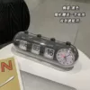 Oval-black/with alarm clock function/comes with battery