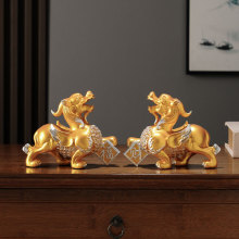 批发貔貅摆件一对皮丘工艺品轻奢家居客厅装饰摆设办公室开业礼品
