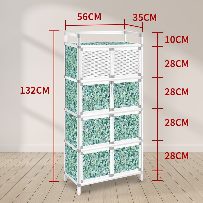 armario de comedor de aleación de aluminio simple armario de cubierta pequeño armario de alquiler armario de almacenamiento armario de cocina doméstico armario de almacenamiento multicapa