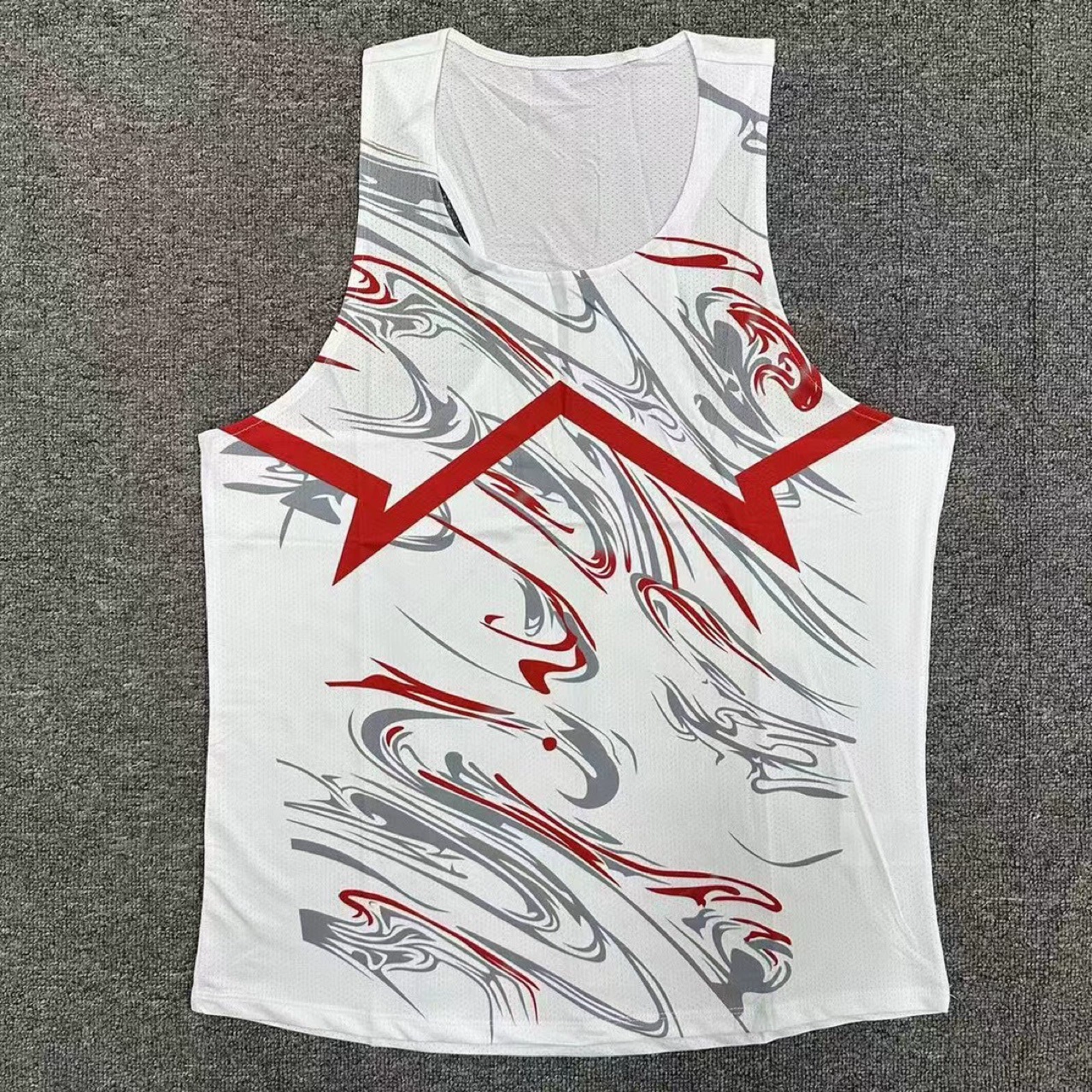 Спортивный легкоатлетический костюм Летний дышащий костюм для мужчин и женщин быстрый сухой марафон Спортивный жилет без рукавов