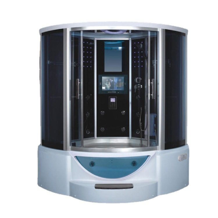 Foshan toda la sala de ducha en forma de abanico con bañera 1,5 M doble sala de vapor sala de ducha doméstica