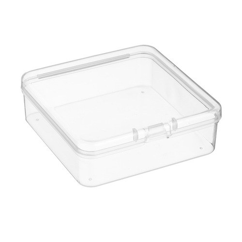 Spot square box rectangular high transparent pp plastic box square gift box card storage box packaging box