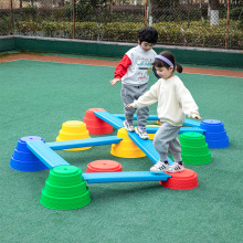 幼儿园构建平衡木玩具早教独木桥儿童感统训练平衡板组合教具批发