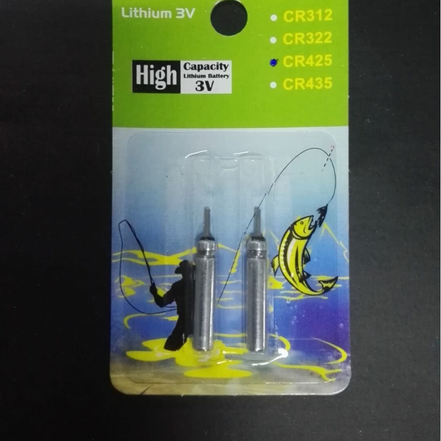 3V 浮漂 夜钓发光棒 鞭炮 电子鱼漂 针管CR425卡装电池