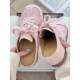 Birkenth Baotou Half Slippers Women's Spring Outer Wear Slip-on Sandals and Slippers Soft Bottom Heel-Free Lace-Up German Training Shoes
