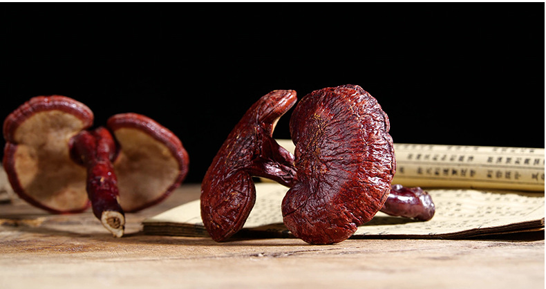 Dried Reishi Mushroom Slices Ling Zhi 200g Box Northeast China Ganoderma lucidum specifications