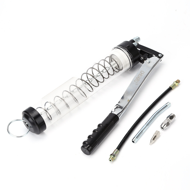 单杆毛毛虫牛油枪手动黄油枪省力机械润滑油注油工具注油手动式