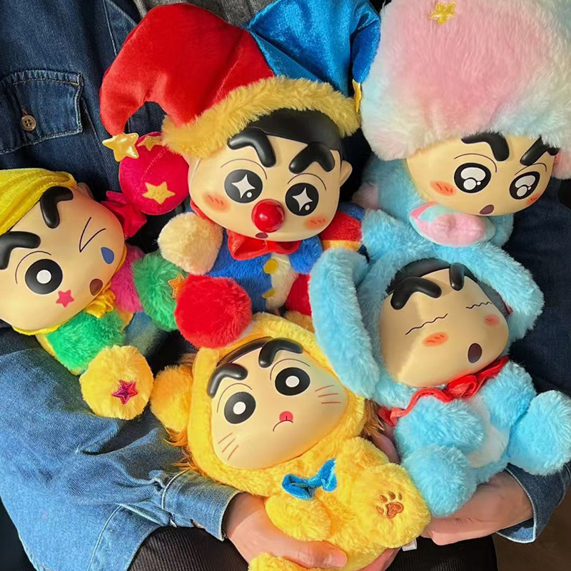 本物のクレヨンしんちゃんぬいぐるみペンダント小動物シリーズブラインドボックストレンディなアニメーション周辺装飾品卸売ギフト|undefined