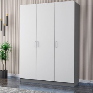 Simple Wardrobe Home Bedroom Storage Panel Cabinet Small Apartment Rental Adult Storage Cabinet Children's Wardrobe