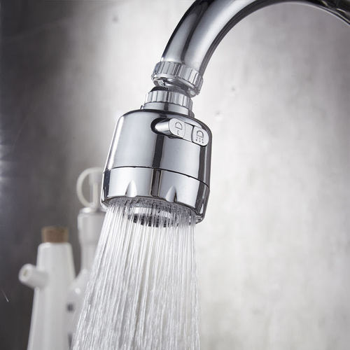 Kitchen sink two-stage adjustable faucet bubbler spout water-saving pressure shower head splash-proof faucet