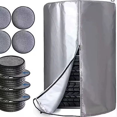 Cross-border car tire cover, waterproof Spare wheel cover