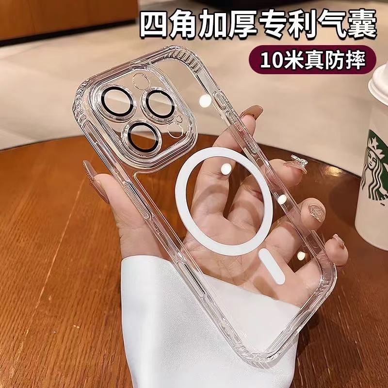 Funda transparente con botón de cámara integrado, simple y elegante, compatible con iPhone 17 Pro Max, 16 Pro, Apple 16 para mujeres.