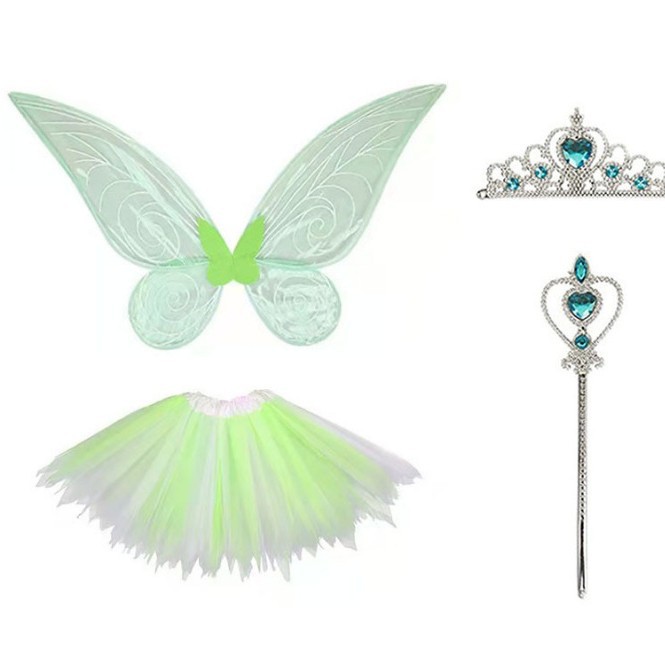 Cruz-frontera plegable colorido alas mariposa Festival DE LOS NIÑOS rendimiento vestido hasta props princesa Ángel traje