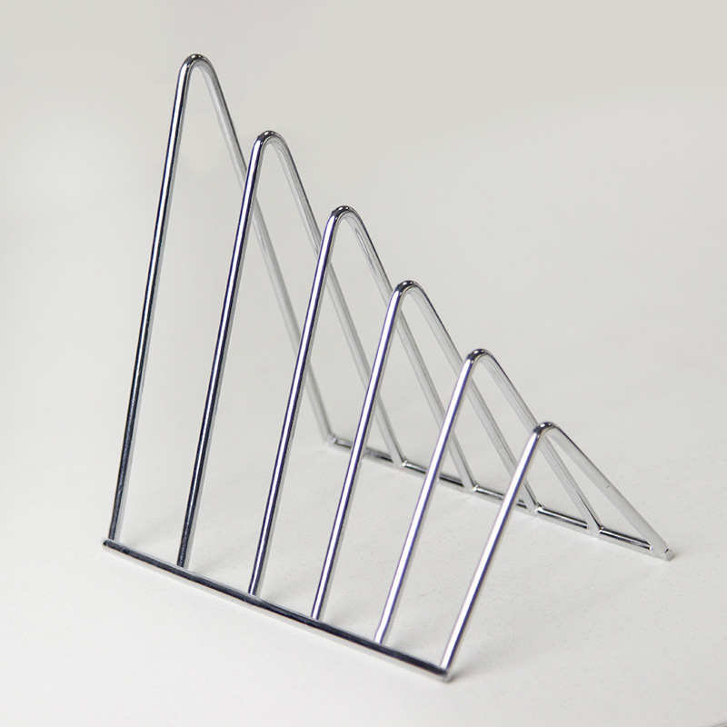 Spot de fábrica estante de almacenamiento de escritorio de estilo ins transfronterizo, revistas, periódicos, estantería pequeña creativa, almacenamiento triangular