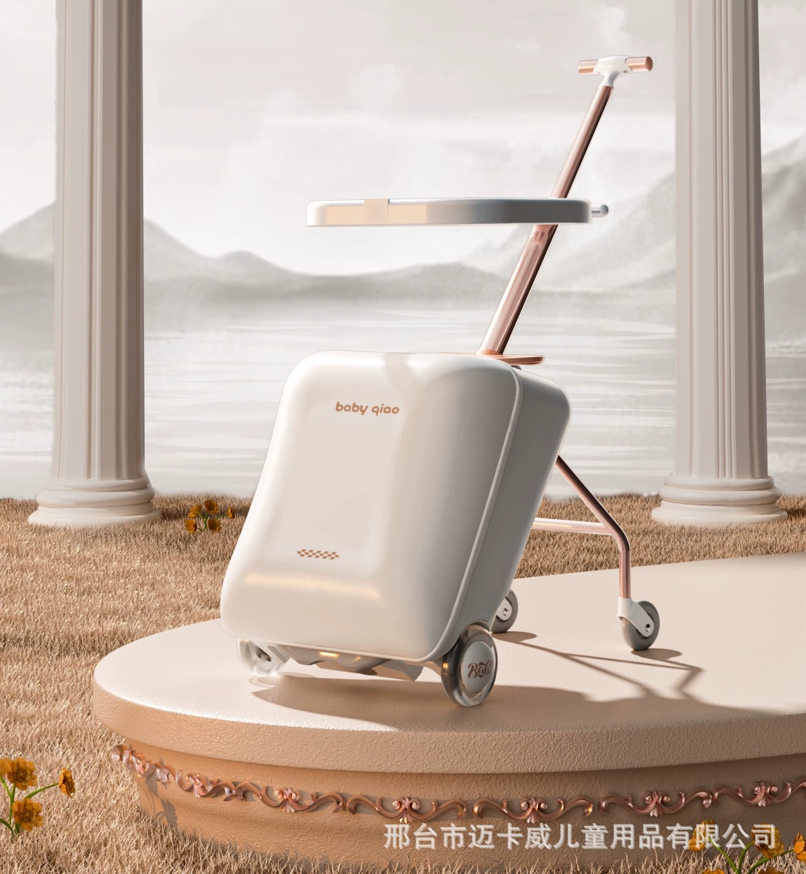 Suitcase with seat