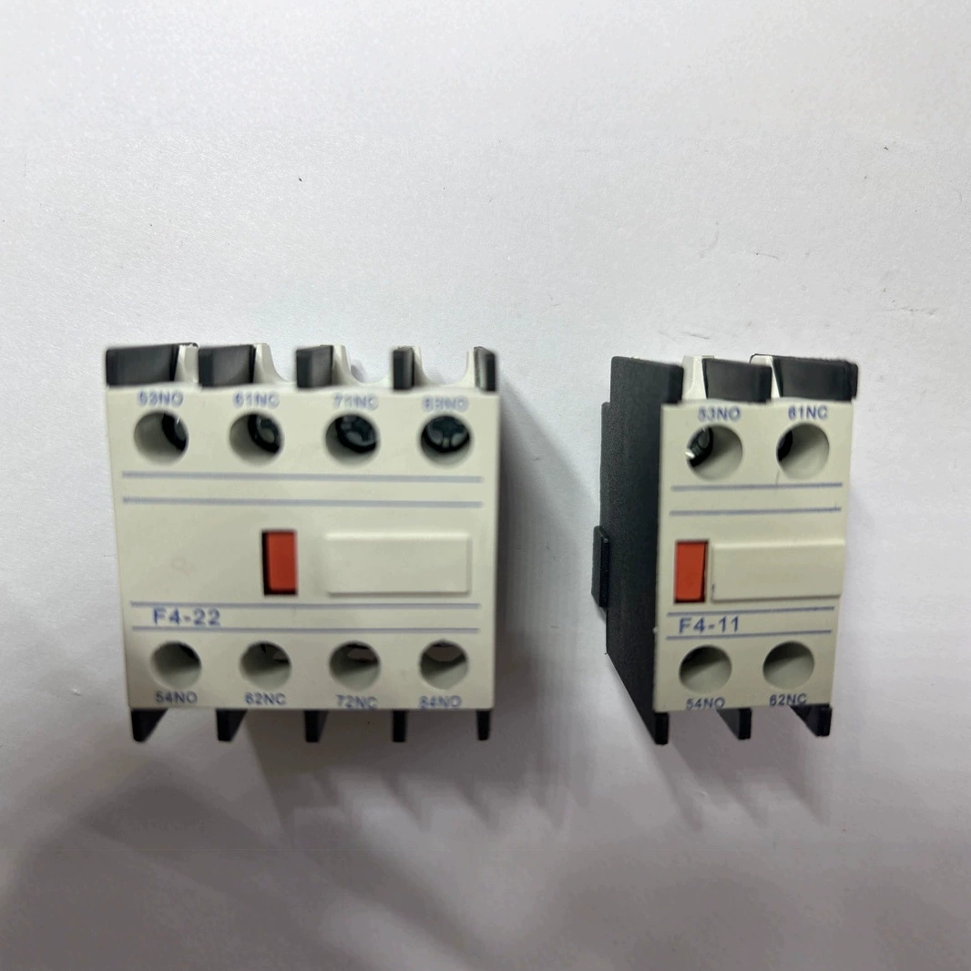 Прямые поставки от производителя: Вспомогательные контакты контактора F4-11 1 нормально открытый 1 нормально закрытый F4-22 LA1 2 нормально открытый 2 нормально закрытый