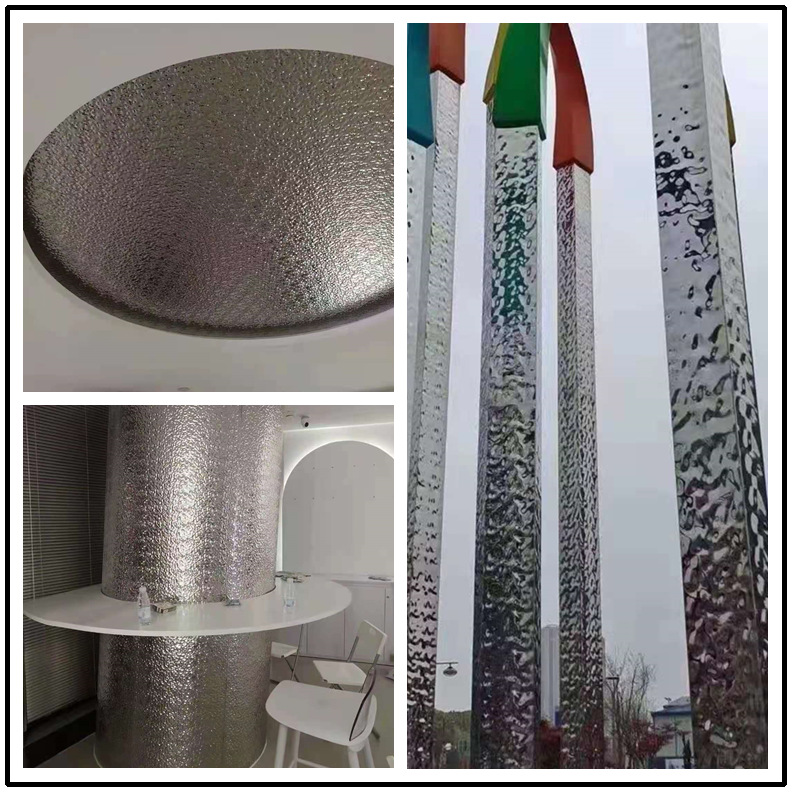 厂家订制不锈钢防滑压花板 外贸热销201不锈钢人字花纹板