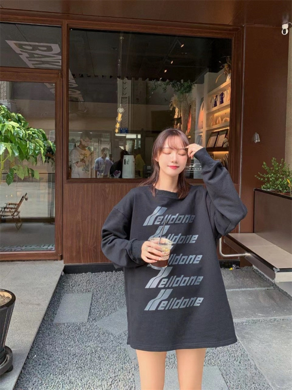 25ss潮牌爆款高版本新款WE11印花LOGO合集男女宽松休闲百搭长袖|undefined