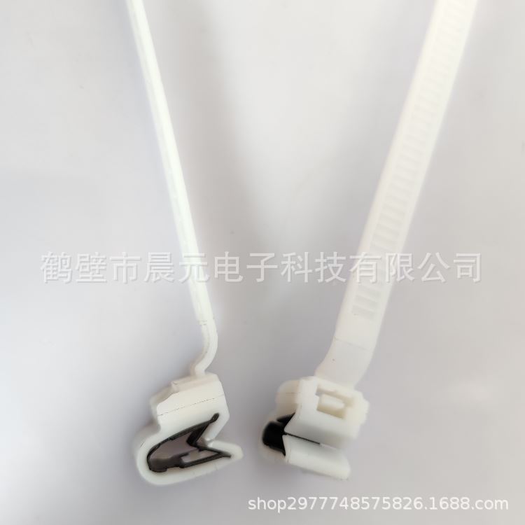 汽车线束国产捆绑钣金扎带带钢卡ZDT120X7A 9103501钣金:1.0-2.0