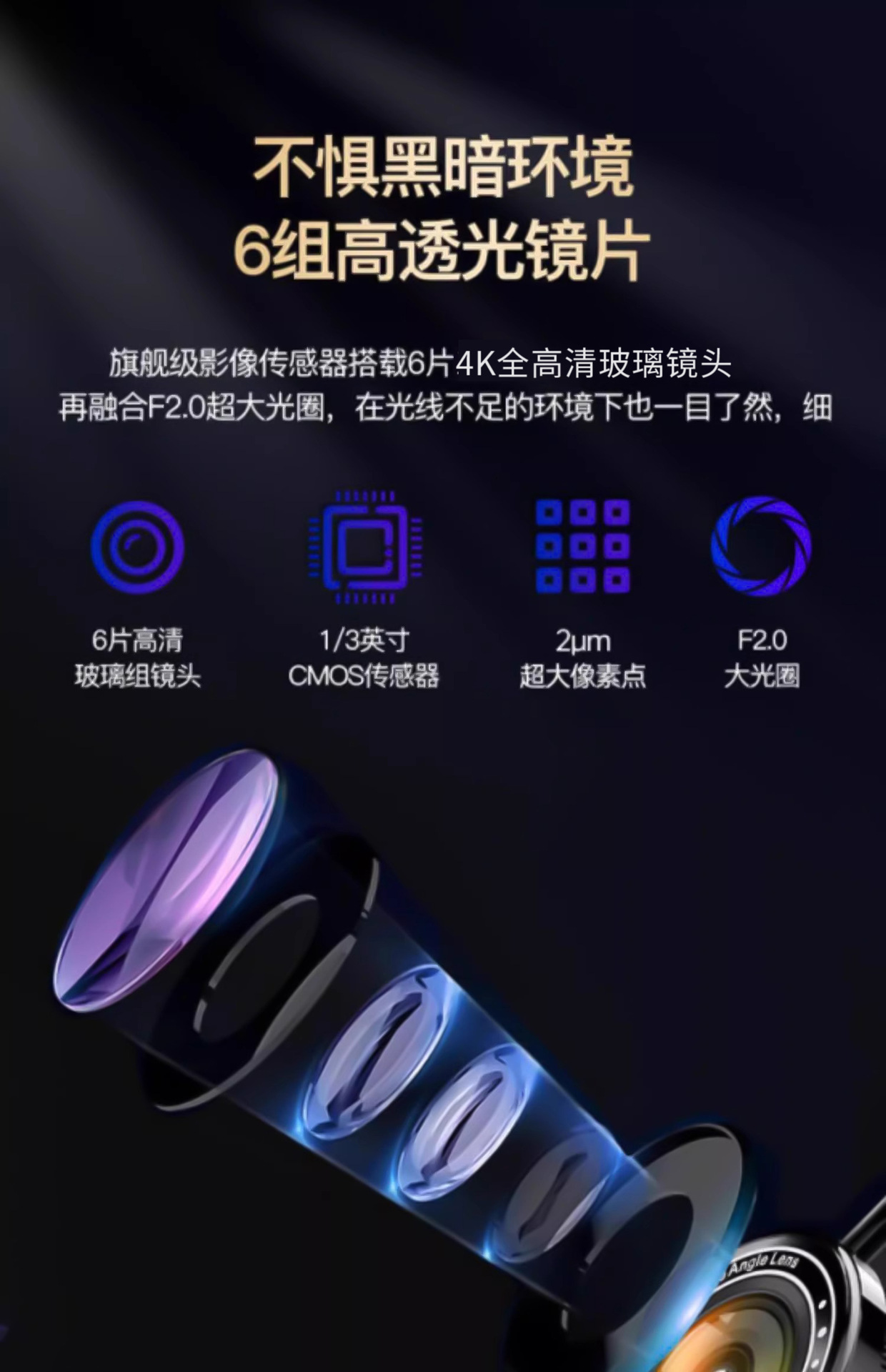 Suitable for Any Travel Car Recorder Suction Cup Type 2025 New Wire-Free Front and Rear Dual-Camera Parking Monitoring