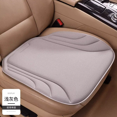 for All Seasons, Non-Slip, Rear Seat, Four Seasons Pad - light-grey-front-row-single-panel-seaweed-fiber