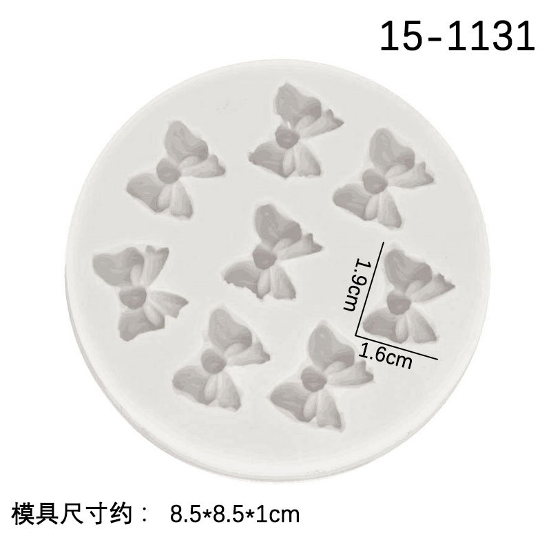 Bowknot girasol flor Rosa molde de silicona fondant molde de chocolate decorativo