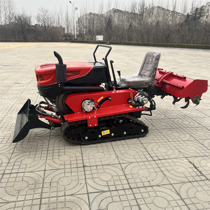多种功能可选配履带乘坐式旋耕机 自走式果园山地水田旱地耕整机