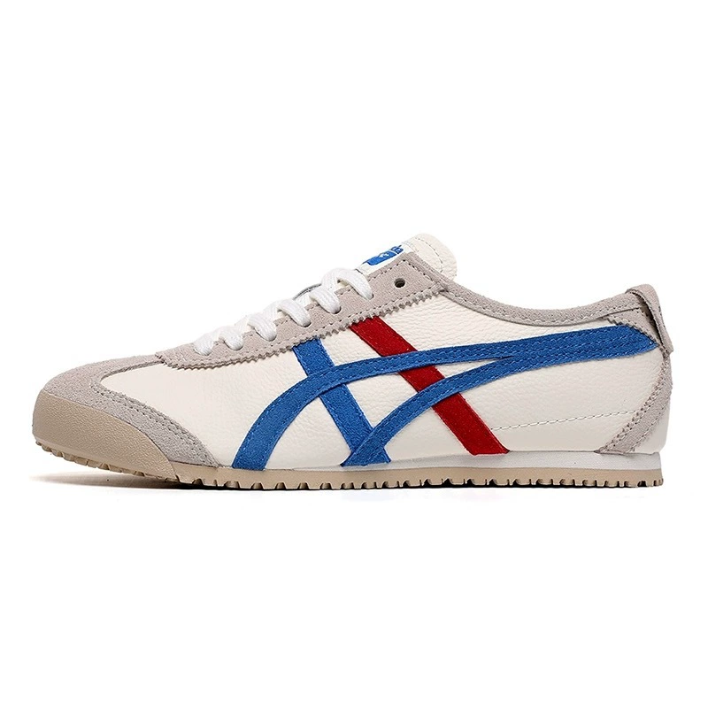 Чистые оригинальные мужские и женские кроссовки Onitsuka Tiger класса MEXICO 66, плоская износостойкость, противоскользящие повседневные кроссовки Forrest