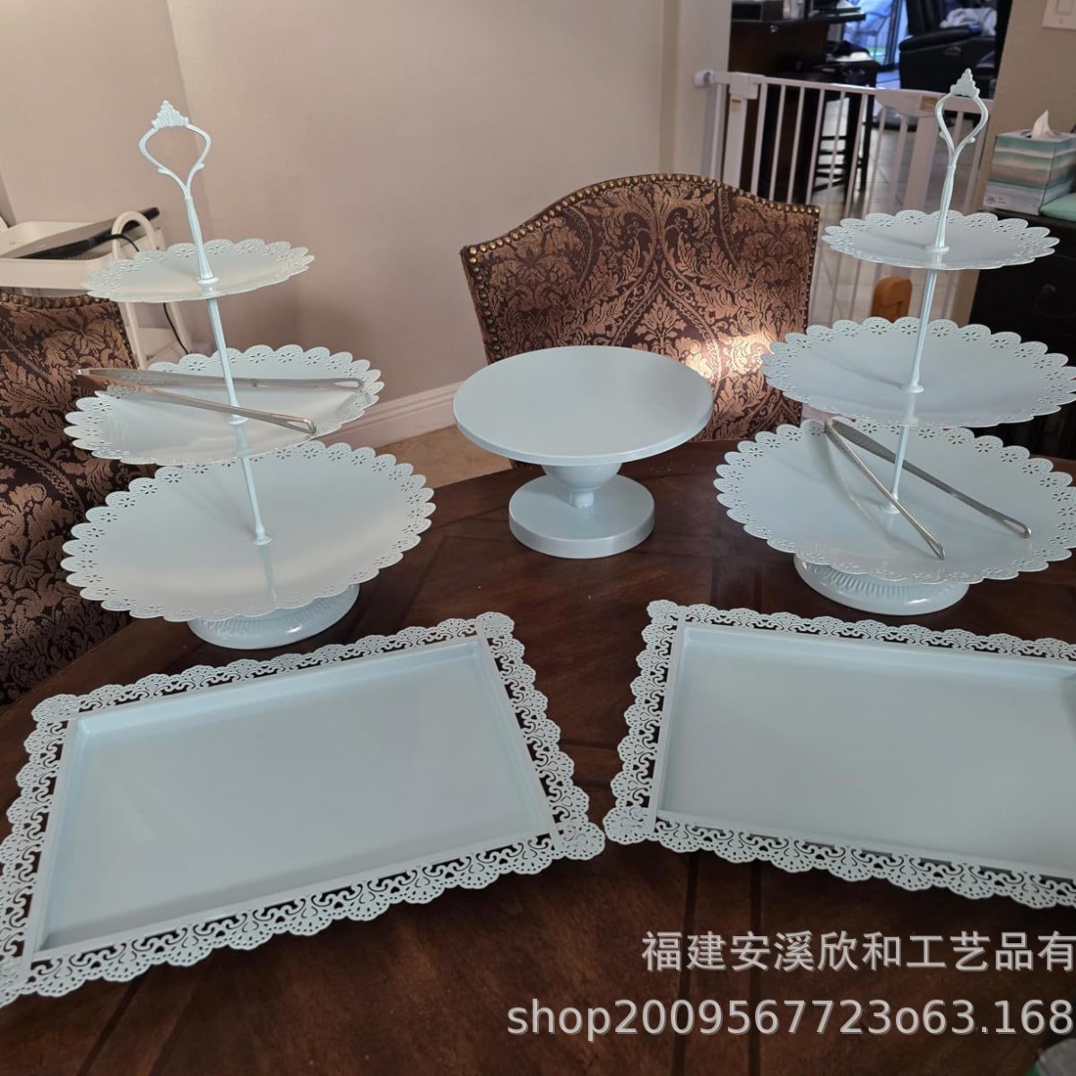 Tabla de postres estante de exhibición estante de pasteles de postre bandeja de pasteles de comida fría estante de mesa de descanso estante de té de la tarde estante de refrigerio