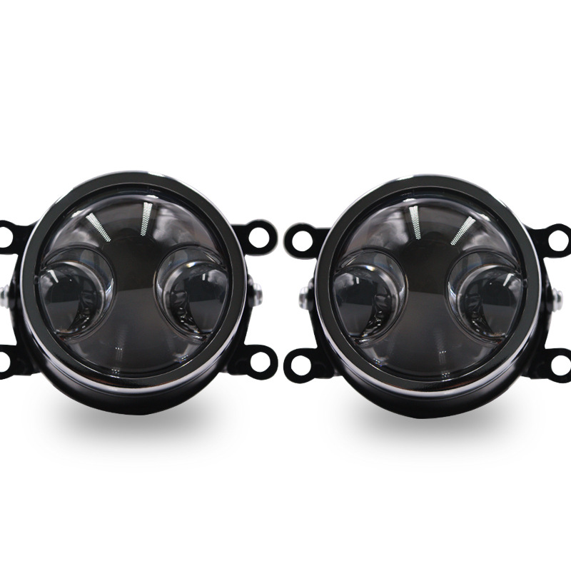 Nuevos faros delanteros para coche, doble haz directo W1W2, lente de faro antiniebla de doble luz de 3.0 pulgadas, luz antiniebla LED para Toyota Nissan