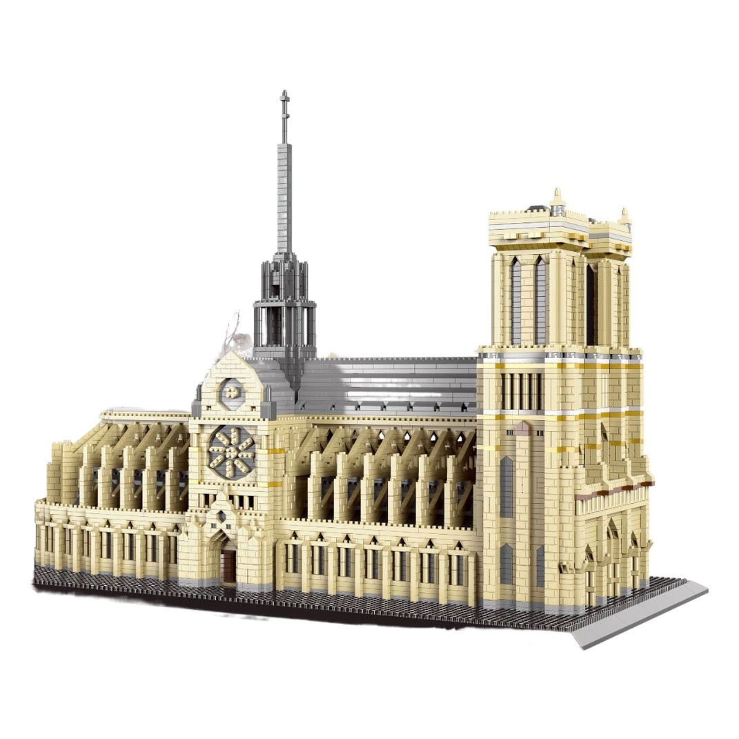 Star 9923 bloques de construcción de micropartículas Notre Dame de París bloques de construcción modelo 7380PCS