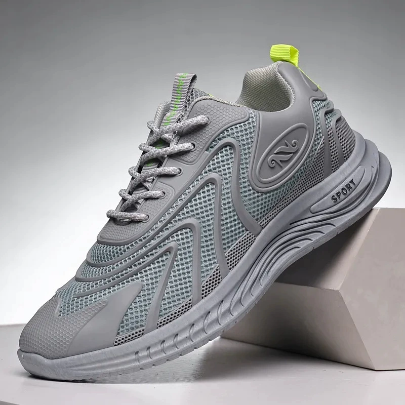 Новые повседневные кроссовки мужские трансграничные внешней торговли оптом модные корейские кокосовые туфли сетчатые дышащие кроссовки с мягкой подошвой