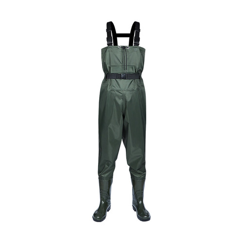 Wholesale nylon waders, half-length waterproof clothing, ultra-light breathable wading clothing, rain pants with rain boots, equipment manufacturer for sea riding