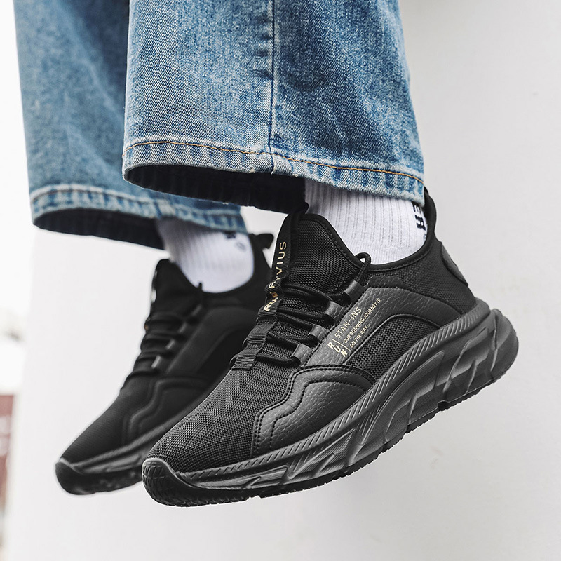 Summer Men's New Student Mesh Shoes plus size 45 Breathable Shoes Men's Thick-soled Casual Thin Running sneaker 46 Summer Men's New Student Mesh Shoes plus size 45 Breathable Shoes Men's Thick-soled Casual Thin Running sneaker 46