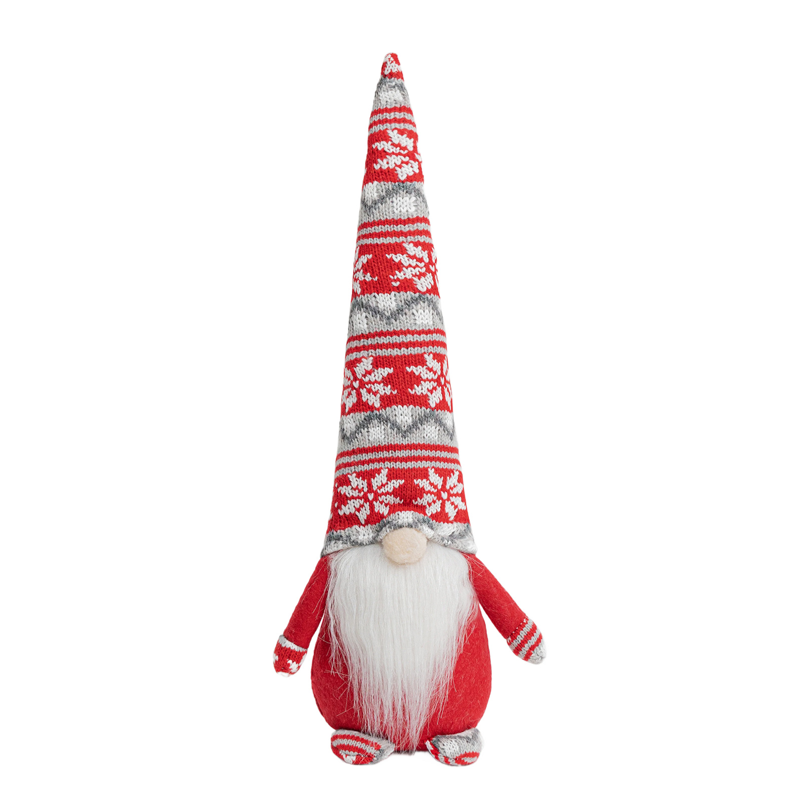 Navidad transfronteriza muñeca sin cara de punto gorro de copo de nieve encantador duende enano Rudolph muñeca decoración