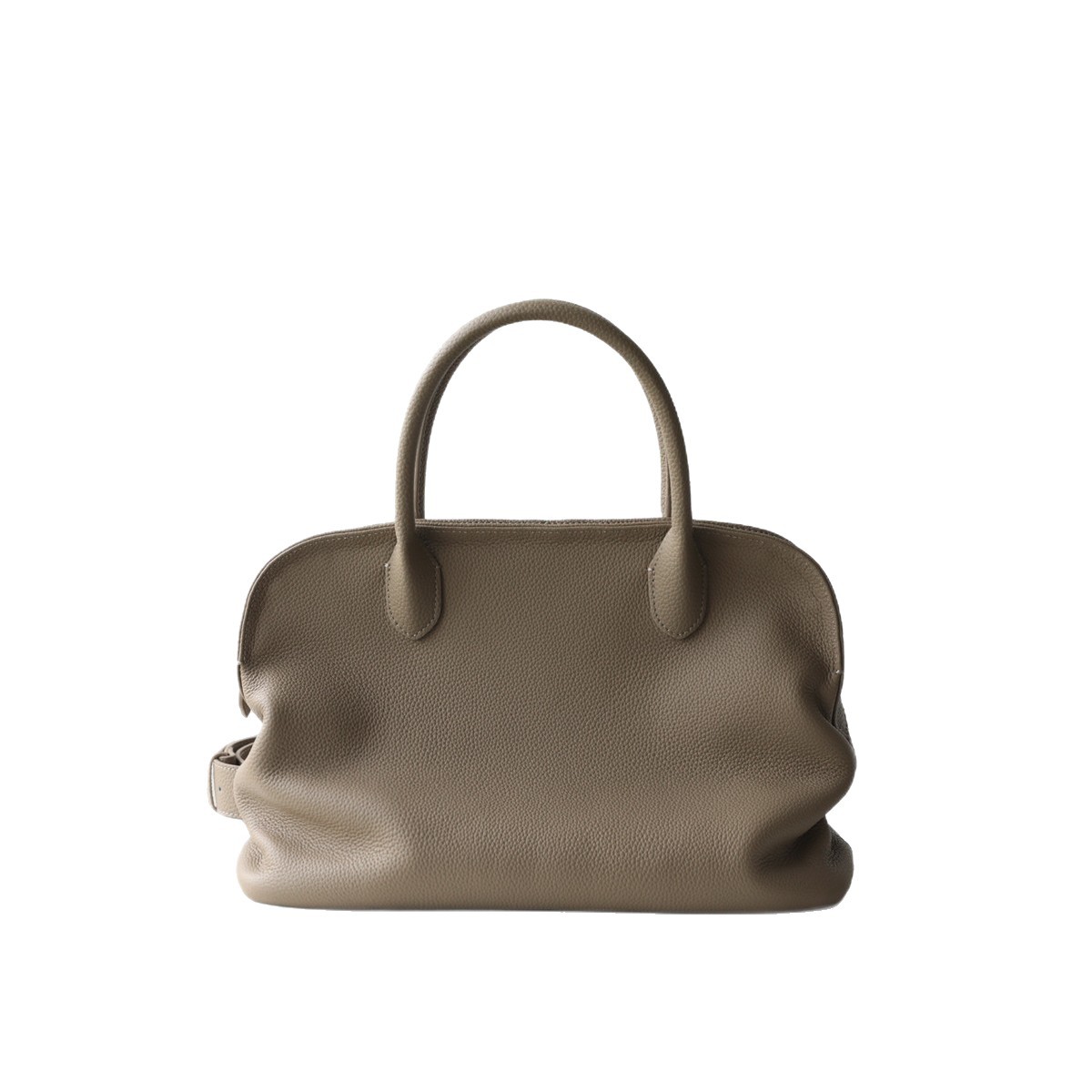 2026 Spring New Top Grain Cowhide Large Capacity Genuine Leather Tote Bag Commuter Shell Handbag For Women - Thumbnail 5