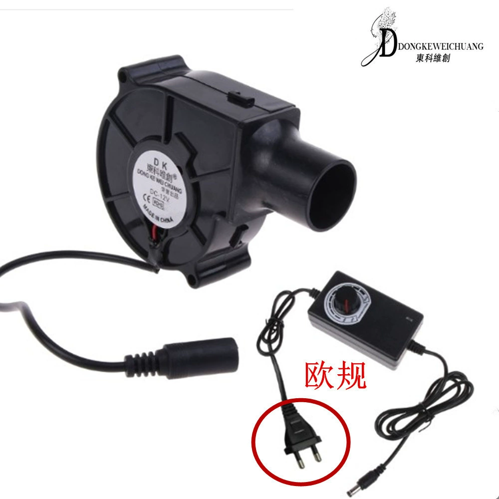 Прямые поставки с фабрики, трансграничная электронная коммерция, 7,5 см, 7530, дровяная печь, вентилятор с поддержкой сгорания с круглой трубной головкой, 110-240 В