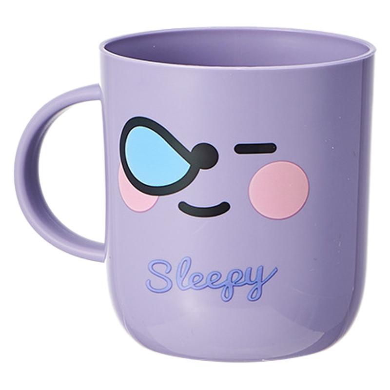 Cute taza de enjuague de dibujos animados taza de enjuague de dientes taza sonriente de niños taza de plástico dormitorio taza de enjuague de boca taza de cepillo de dientes
