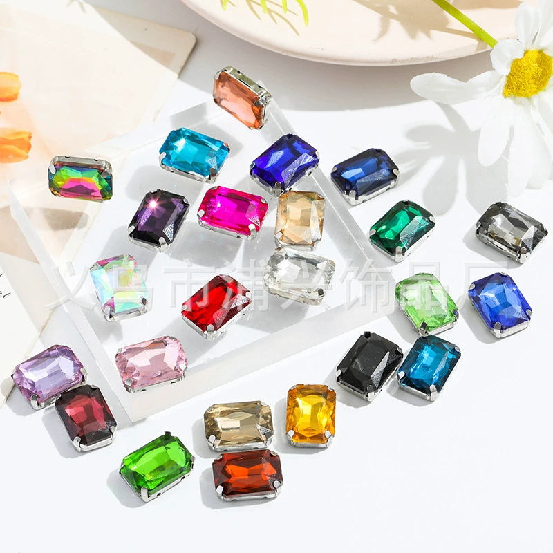 Rectangular glass accessory, accessories, handle, handmade, wholesale