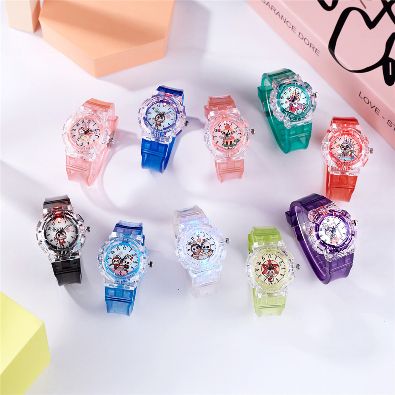 Luminous Watch Bubble Watch Silicone Quartz Student Watch Thailand Cross-Border Cartoon Luminous Watch Bubble Watch Silicone Quartz Student Watch Thailand Cross-Border Cartoon