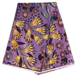 现货棉质双面印花蜡染布洒超蜡出口欧美外贸面料女士礼服布料