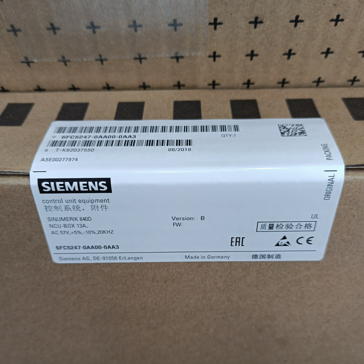 全新西门子SINUMERIK 840D/DE NCU外置风扇6FC5247-0AA30-0AA0