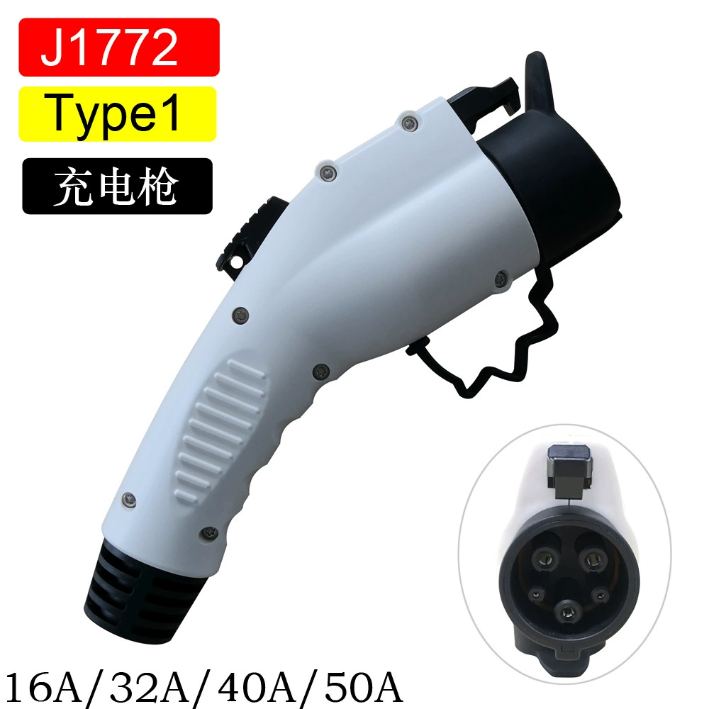 Зарядное устройство J1772 (тип 1) с держателем для зарядной станции, 16А/32А/40А/50А/70А, портативное зарядное устройство